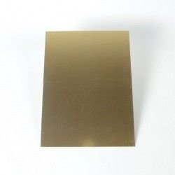 Металлические пластины для сублимации, цвет золото глянец(20х27 см)