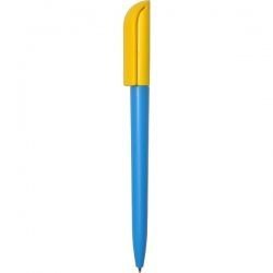 PR0006 Ручка с поворотным механизмом голубая